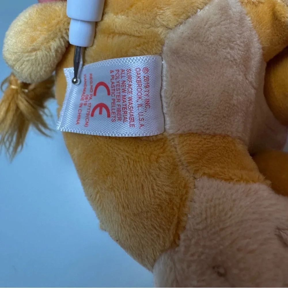 Ty Simba‎ 2019 Collectible Sparkle Beanie Baby 8